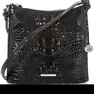 Brahmin black Katie crossbody and cardcase